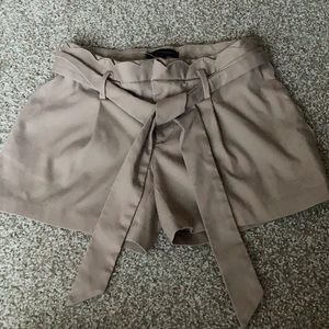 Brand new tan shorts.